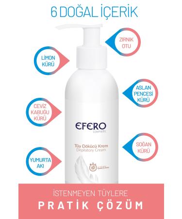 efero Hair Removal and Reducing Cream Whole Body - 150 Ml - Buy Online on GoSupps.com