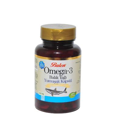 Balen Omega 3 Fish Oil Soft 100 Capsules - Buy Online on GoSupps.com