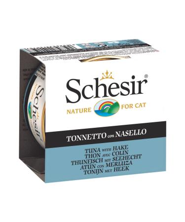 Schesir Canned Cat Food with Tuna in Gel 85 Gr