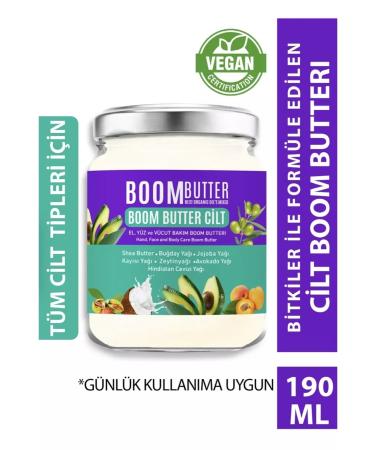 BOOM BUTTER Skin Care Oil 190 Ml + Skin Care Serum 20 Ml - Buy Online on GoSupps.com