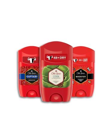 Old Spice Captain Citron and Booster Deodorant Stick 50 Ml