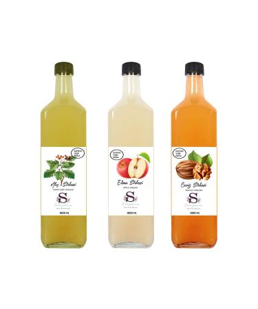 S heylaana Natural Hawthorn Persimmon and Walnut Vinegar 1000 Ml