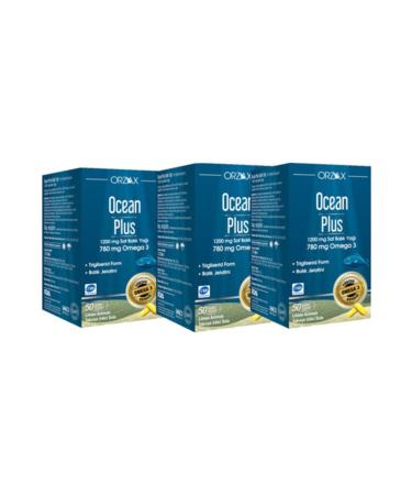 Ocean Plus 1200 Mg 50 Softgel Capsules 3 Boxes
