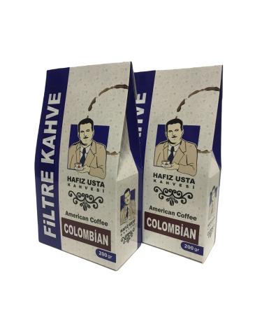 HAFIZ MASTER COFFEE Filter Coffee Colombian Ground 200gr X2