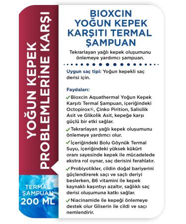 Bioxcin Aqua Thermal DS Anti-Dandruff Shampoo 200 Ml - Buy Online on GoSupps.com