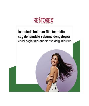 Restorex Healthy Growth Effective Shampoo for Fine and Oily Hair 500 ml - Buy Online on GoSupps.com