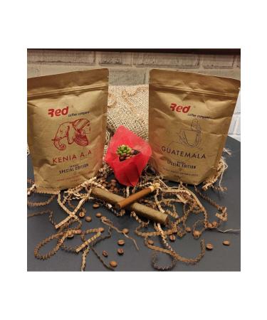 red coffee company Kenya Aa & Guatemala Filter Coffee Two Products in One 500gr