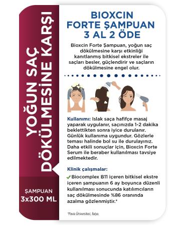 Bioxcin Forte Buy 3 Pay 2 Shampoo 3 Serum Gift - Buy Online on GoSupps.com