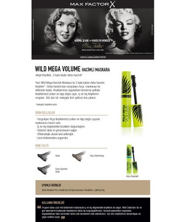 Max Factor Volumizing Black Mascara - Wild Mega Volumizing Mascara Black 4015600628567 - Buy Online on GoSupps.com