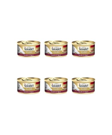 Gourmet Gold 12130919 Chicken Liver with Meat and Sauce 85 Gr x 6 Pieces