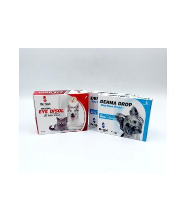 Dr.Sed Derma Dog 1-10 Kg Skin Care Product 2 Boxes + Eye Care Product