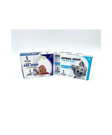 Dr.Sed Derma Dog 1-10 Kg Skin Care Product 2 Boxes + Ear Care Product