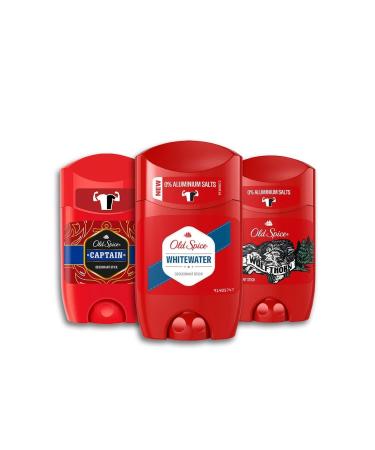 Old Spice Captain Whitewater and Wolfthorn Deodorant Stick 50 Ml