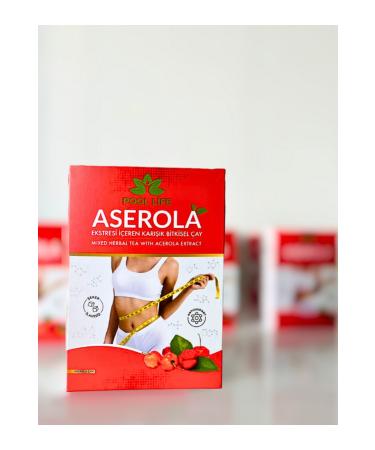Mixed Herbal Tea Containing Acerola Powder and Acerola Extract 42 Filter Bags - Buy Online on GoSupps.com