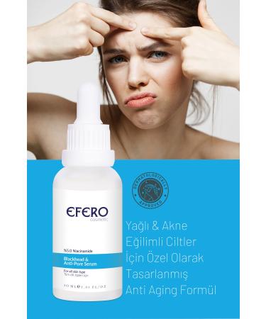efero Pore Blackhead and Acne Removal Helping Care Serum Niacinamide 5% - Buy Online on GoSupps.com