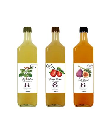 S heylaana Natural Hawthorn Jujube and Fig Vinegar 1000 Ml