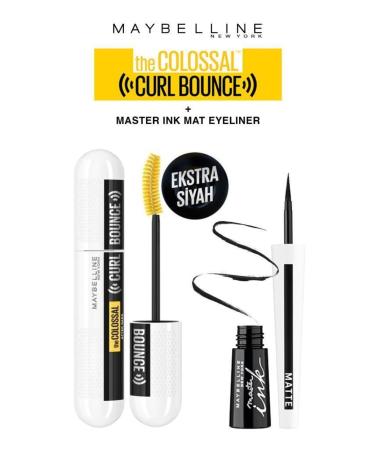 Maybelline New York Maybelline Colossal After Dark Intense Volume More Curly Blacker Lashes Perfect Lines Eyeliner