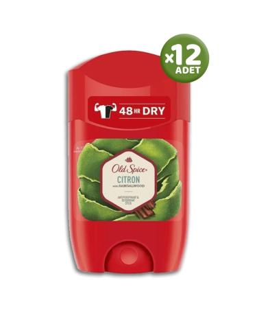 Old Spice Citron Deodorant Stick 50 Ml - 12 Adet