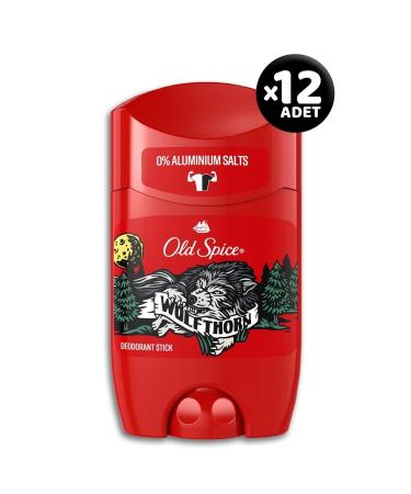 Old Spice Wolfthorn Deodorant Stick 50 Ml - 12 Pieces
