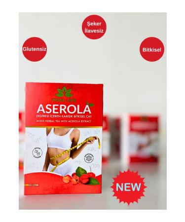 Mixed Herbal Tea Containing Acerola Powder and Acerola Extract 42 Filter Bags
