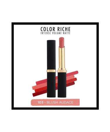 L'Oreal Paris Color Riche Intense Volume Matte Lipstick - 103 Blush Audace