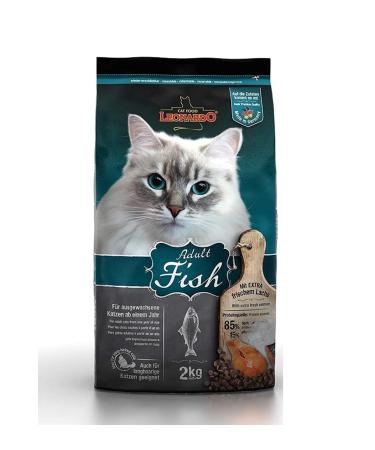 LEONARDO Adult Fish 2 Kg Salmon Cat Dry Food for Adult Cats