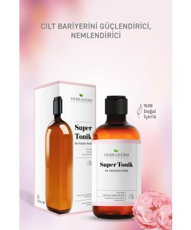 Herbaderm Re-fresher Rose Barrier Strengthener Rose Water Tonic for Dry and Sensitive Skin - Buy Online on GoSupps.com