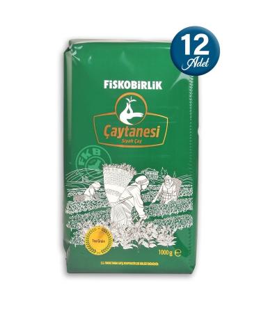 Fiskobirlik Black Tea Teapot 1000 Gr - 12 Pieces