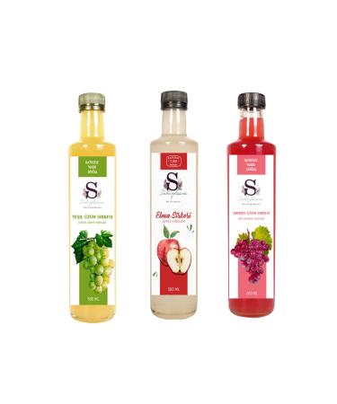 Suheylaana Natural Green Grape Apple and Red Grape Vinegar 500 Ml