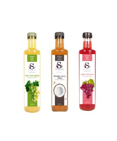 Suheylaana Natural Green Grape Coconut and Red Grape Vinegar 500 Ml