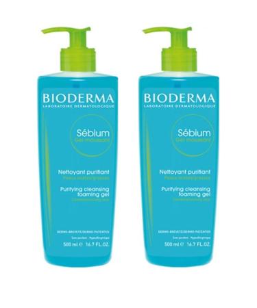 Bioderma Sebium Foaming Gel 500 ml x 2 Pieces