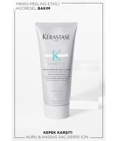 Kerastase Symbiose Sensitive Scalp Anti-Dandruff Cellular Micro-Peeling 200ml - Buy Online on GoSupps.com