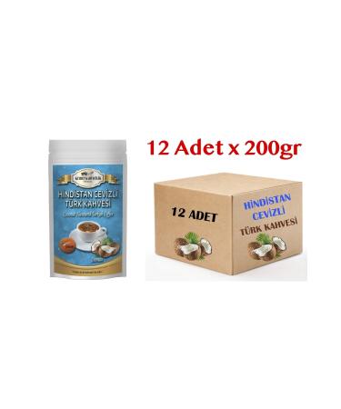KUYBET 12x200 Gr Coconut Turkish Coffee