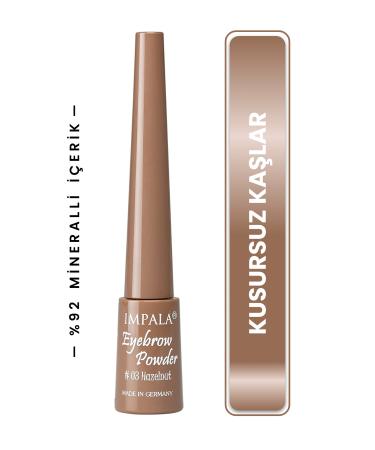 IMPALA IMPLALA Eyebrow Powder - Eyebrow POWDER No: 3 HAZEL NUT