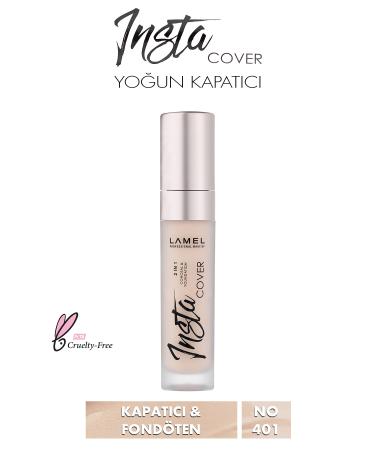 Lamel Cosmetics Lamel Concealer Insta Intense Concealer No 401 8ml - Buy Online on GoSupps.com