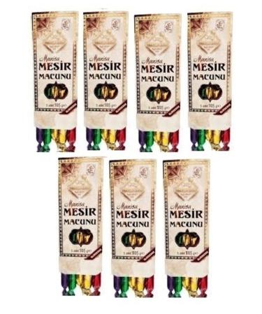 Manisabirliktezzet Manisa Birlik Glucose-Free 105 gr 5-Piece Mesir Paste 7-Piece Set 7*105