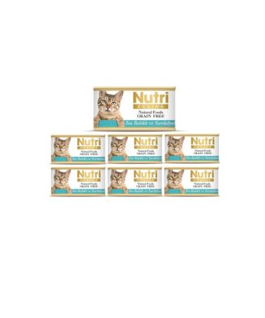 Nutri Feline Grain-Free Tuna Sardine Cat Canned Food 85 gr 6 Pieces