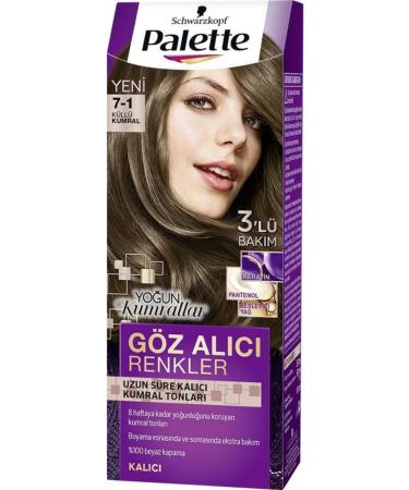 Palette Intense Eye-Catching Colors Hair Dye 7.1 Ash Blonde - Buy Online on GoSupps.com