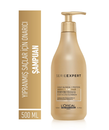 L'oreal Professionnel Serie Expert Gold Quinoa Absolut Repair Shampoo 500ml