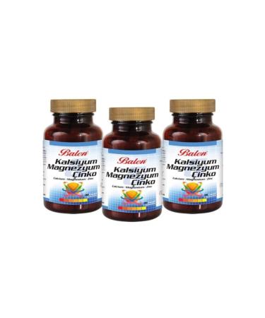 Balen Calcium Magnesium Zinc 90 Capsules 3 Pieces