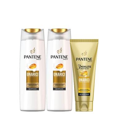 Pantene Repair and Protective Care 2 x 500 ml Shampoo + 200 ml 3 Minute Miracle Hair Care Conditioner - Buy Online on GoSupps.com