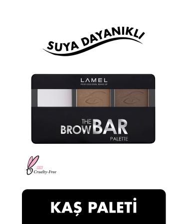 Lamel Cosmetics Lamel The Brow Bar Medium Brown Eyebrow Shadow No 401
