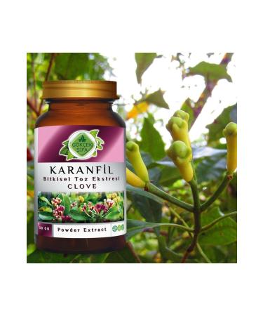 Gokcek Healing Clove Powder Extract 50 Gr. Glass Jar - Buy Online on GoSupps.com