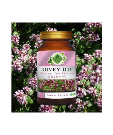 Gokcek Healing Oregano Powder Extract 100 Gr Glass Jar