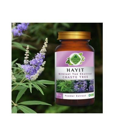 Gokcek Healing Chaste Tree Powder Extract 70 Gr. Glass Jar - Buy Online on GoSupps.com