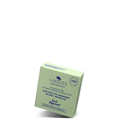 Lindos Zero Waste Mint Pure Solid Castile Soap