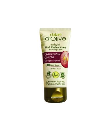 Dalan D'olive Organic Grape Seed Oil Cream Tube 250 ml