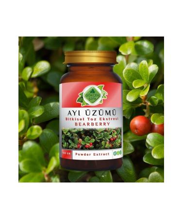 Gokcek Healing Bearberry Powder Extract 100 Gr. Glass Jar
