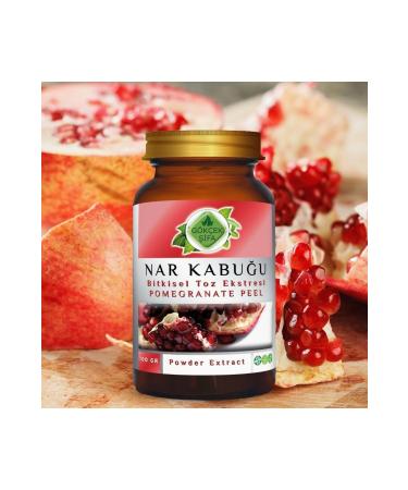 Gokcek Healing Pomegranate Peel Powder Extract Glass 100 Gr - Buy Online on GoSupps.com