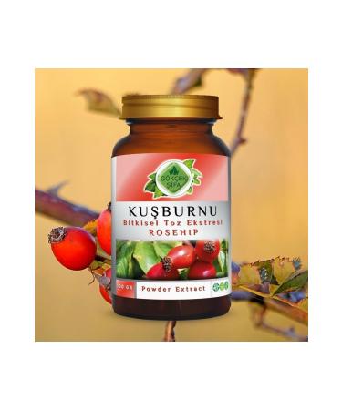 Gokcek Healing Rosehip Powder Extract 100 Gr Glass Jar - Buy Online on GoSupps.com